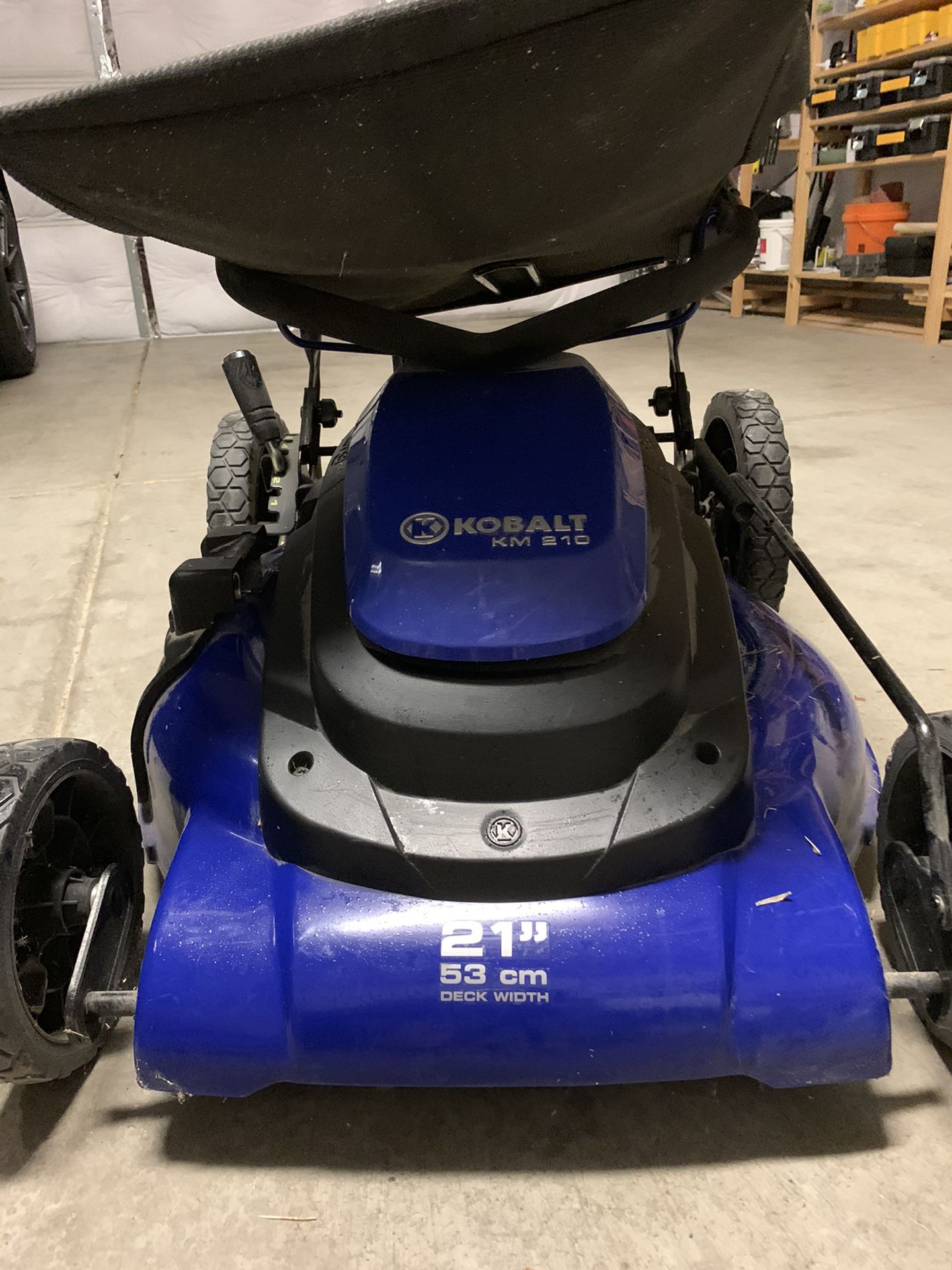 Kobalt 210 electric lawnmower