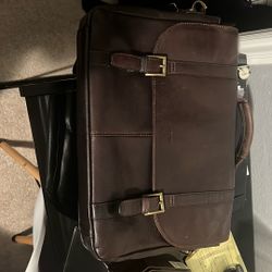Samsonite Brown Leather Messenger bag