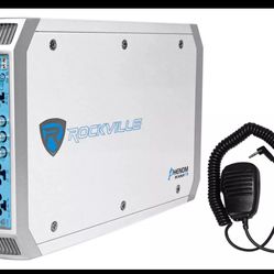 Rockville RXM-F3 1600W Marine/Boat 4 Channel Amplifier