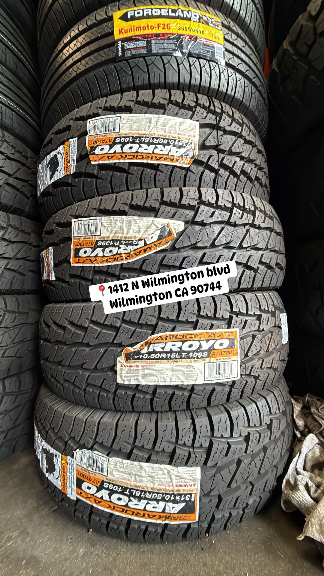 Vendo llantas nuevas LT 31/10,50/R15 Marca ARROYO