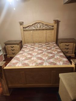 Ashley Sanibel Collection (5‑Piece Set + Mattress & Box Spring)