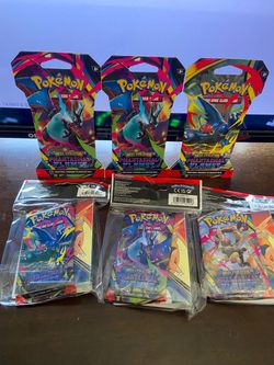 Pokemon Phantasmal Flames Sleeved Booster Packs / Mini Portfolios