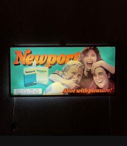 Newport Lightbox sign 
