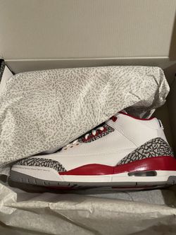 Nike Air Jordan 3 AJ3 Cardinal Red Size 10.5 12 DS Brand New