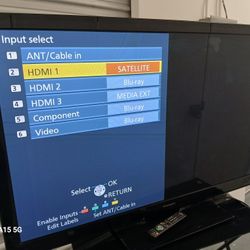 Panasonic Plasma HDTV, model TC-P60ST30