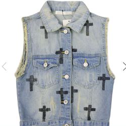 Cross Jean Vest