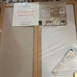 New Dry Erase Board And Linen Bulletin 