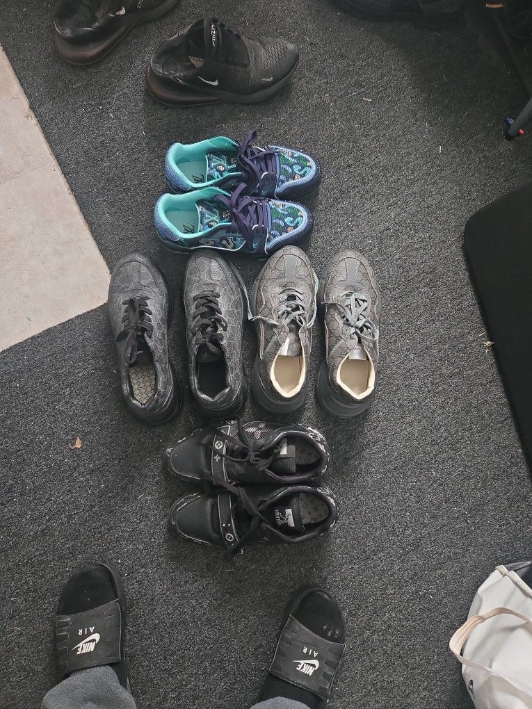 LVs And Gucci Sneakers 200 a Piece