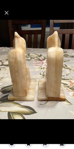 Vintage Marble Bookends Thumbnail