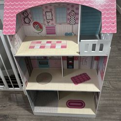 Two In One. Doll house and kitchen. 
