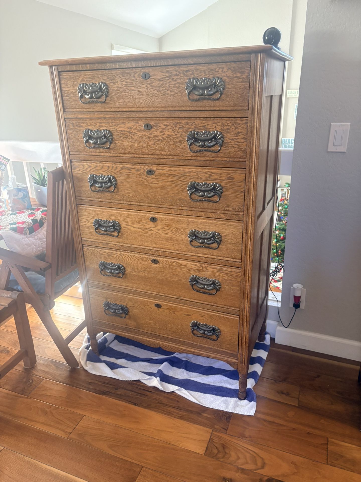 Antique Six Drawer Dresser