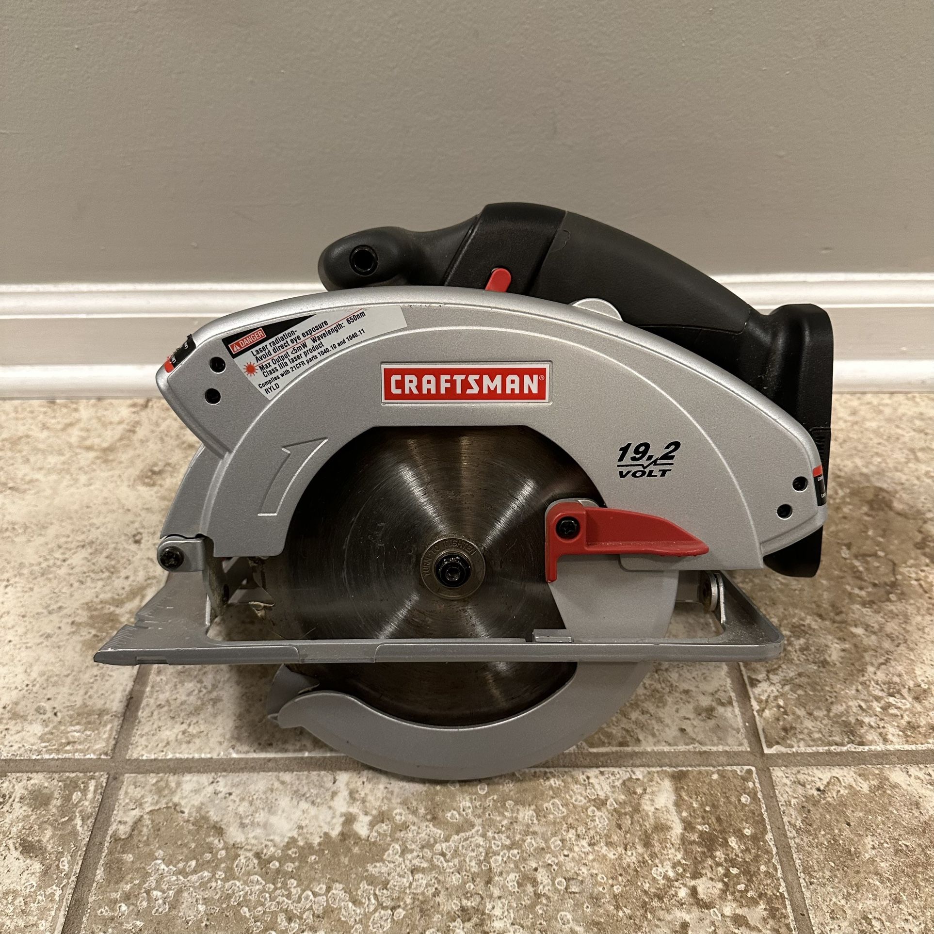 Craftsman 19.2V Cordless 7-1/4” Circular Trim Saw (contact info removed)50