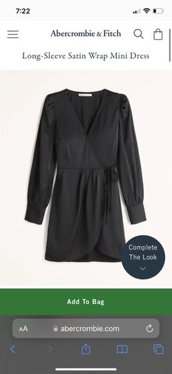 Abercrombie And Fitch Satin Mini Dress 