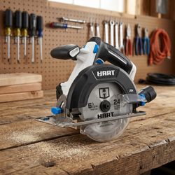 HART 20V Cordless 6-1/2" Circular Saw (Tool Only) - HPCS01 - Brand New