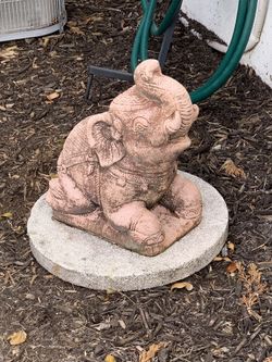 Concrete Elephant Umbrella Stand