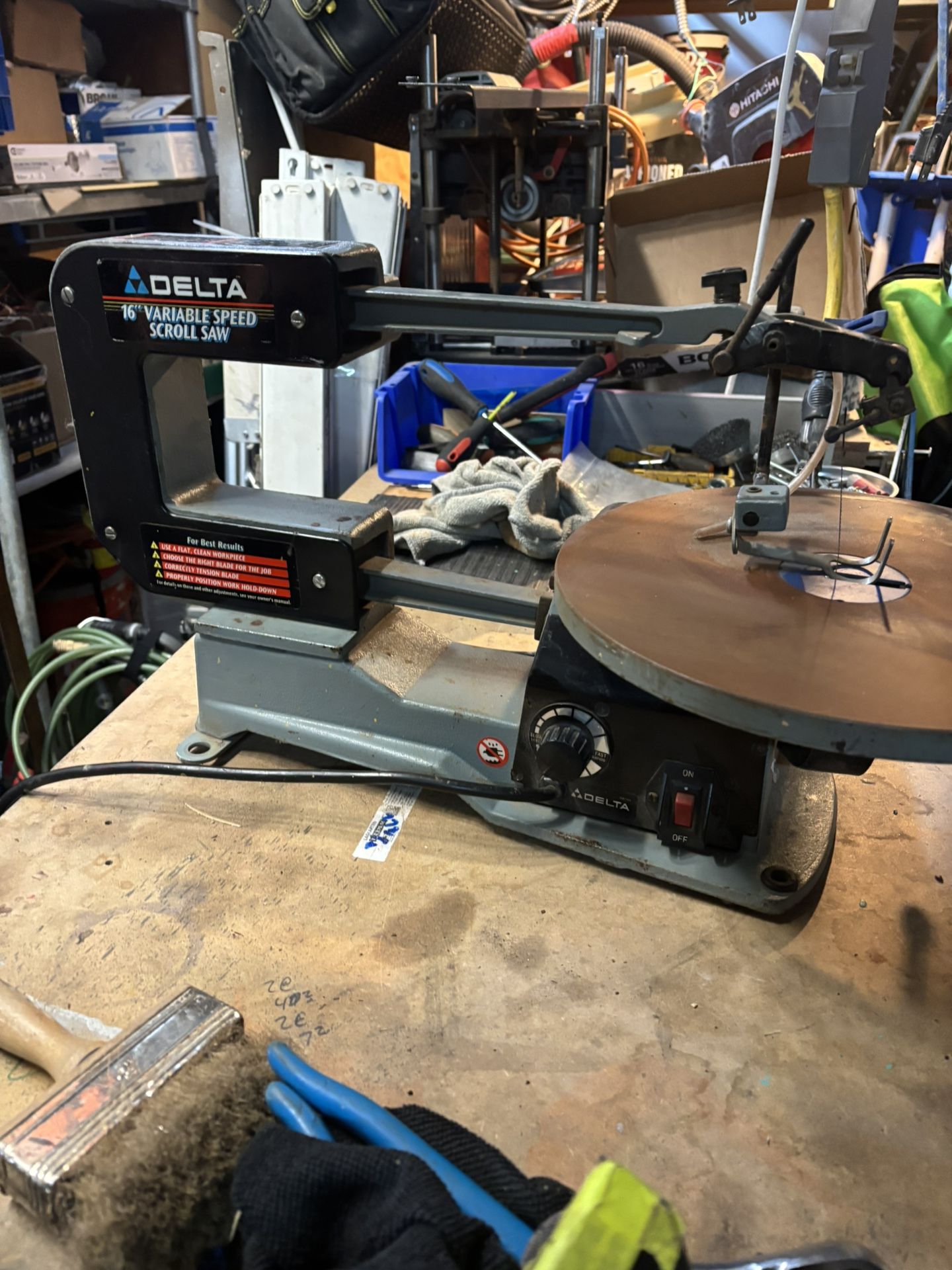 Delta 16” Scroll Saw Great Working $40