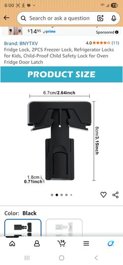 Fridge  lock 2pcs freezer lock