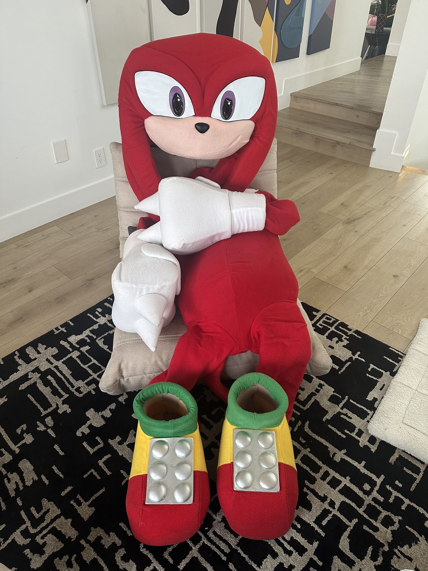 Knuckles the Echidna Adult Mascot Costume