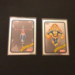 Topps Chrome - Marvel Cannonball #51 & Phyla-Vell  #78 