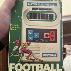 Vintage 1977 Mattel Electronic FOOTBALL