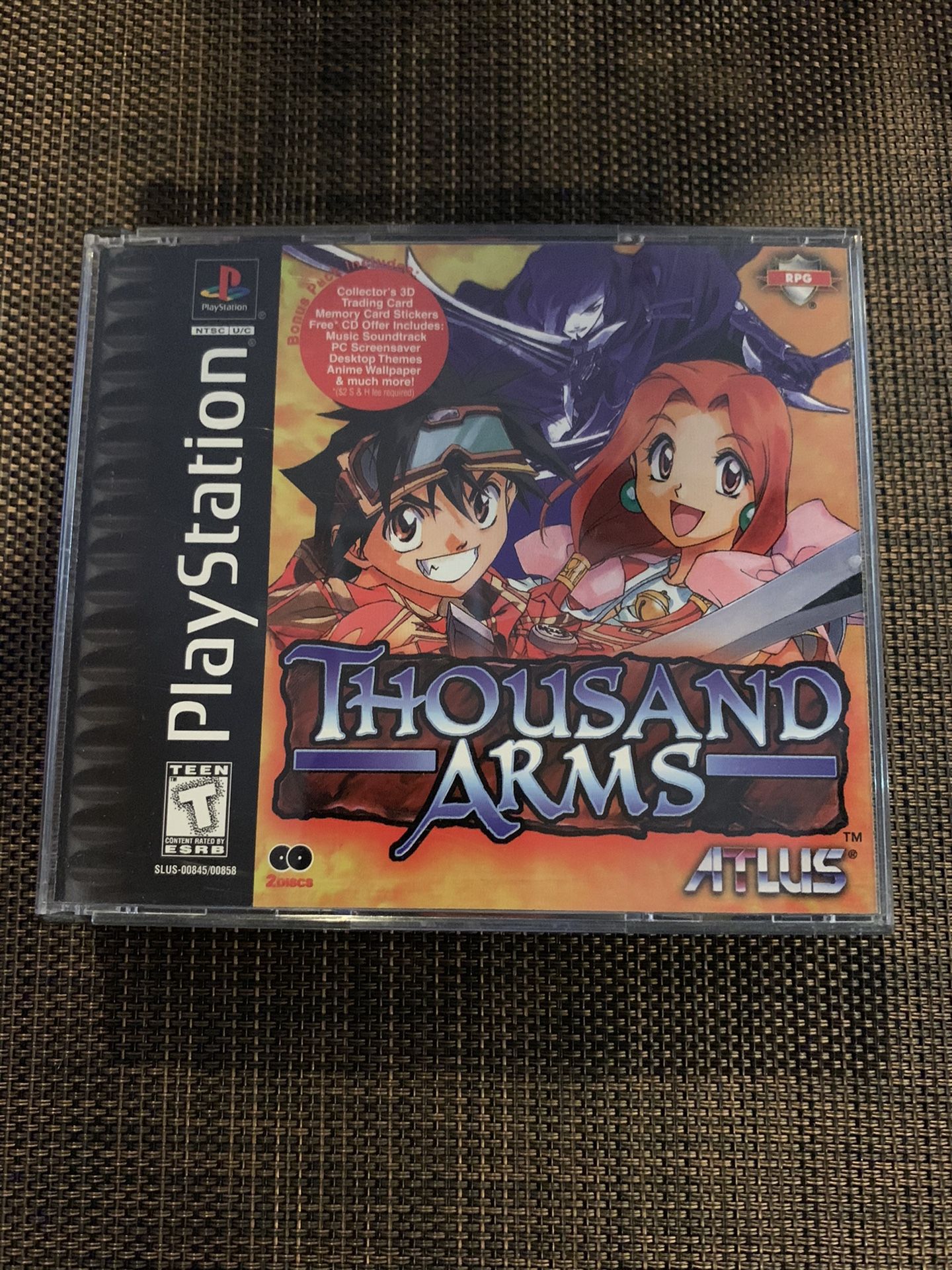 Sony PlayStation Thousand Arms 100% Complete MINT!
