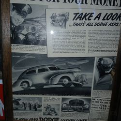 1939 Car Advertisement