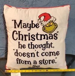 The Grinch Pillow