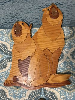 Wood Carved Bears