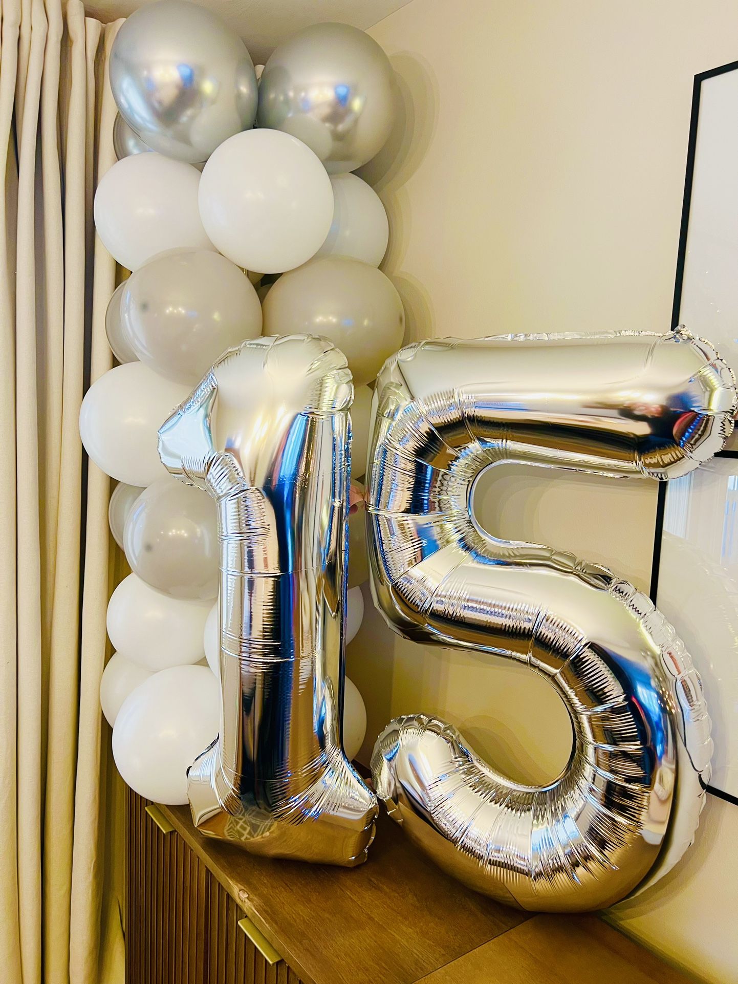 15 Number Balloons