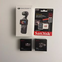 Unopened DJI Pocket 3 + Accessories
