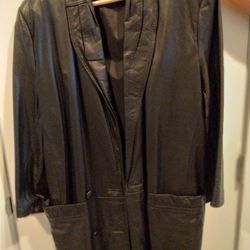Vintage Women's Leather Coat