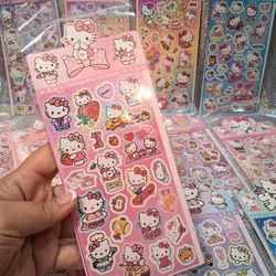 New Hello Kitty Glitter Sticker Sheets - $1.25 Each