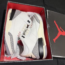 Jordan 3 cement size 10 men’s