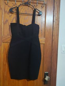 Barely worn Bebe black dress