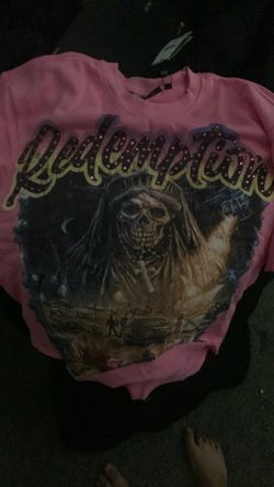 Redemption Graphic Crewneck Sweatshirt Pink