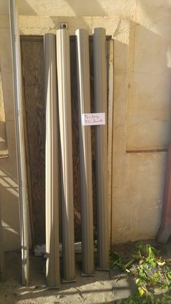 Aluminum poles 8 feet tall 4 of them