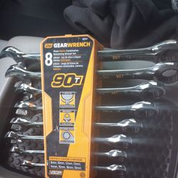 Gear Wrench 8 Piece Ratchet Wrenches 