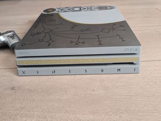 PS4 Pro 1TB God of War Limited Edition Leviathan Gray + Matching Controller