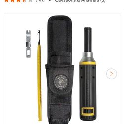 Klein Tools Impact Punchdown Tool Set, Cushion-Grip, 4-Piece