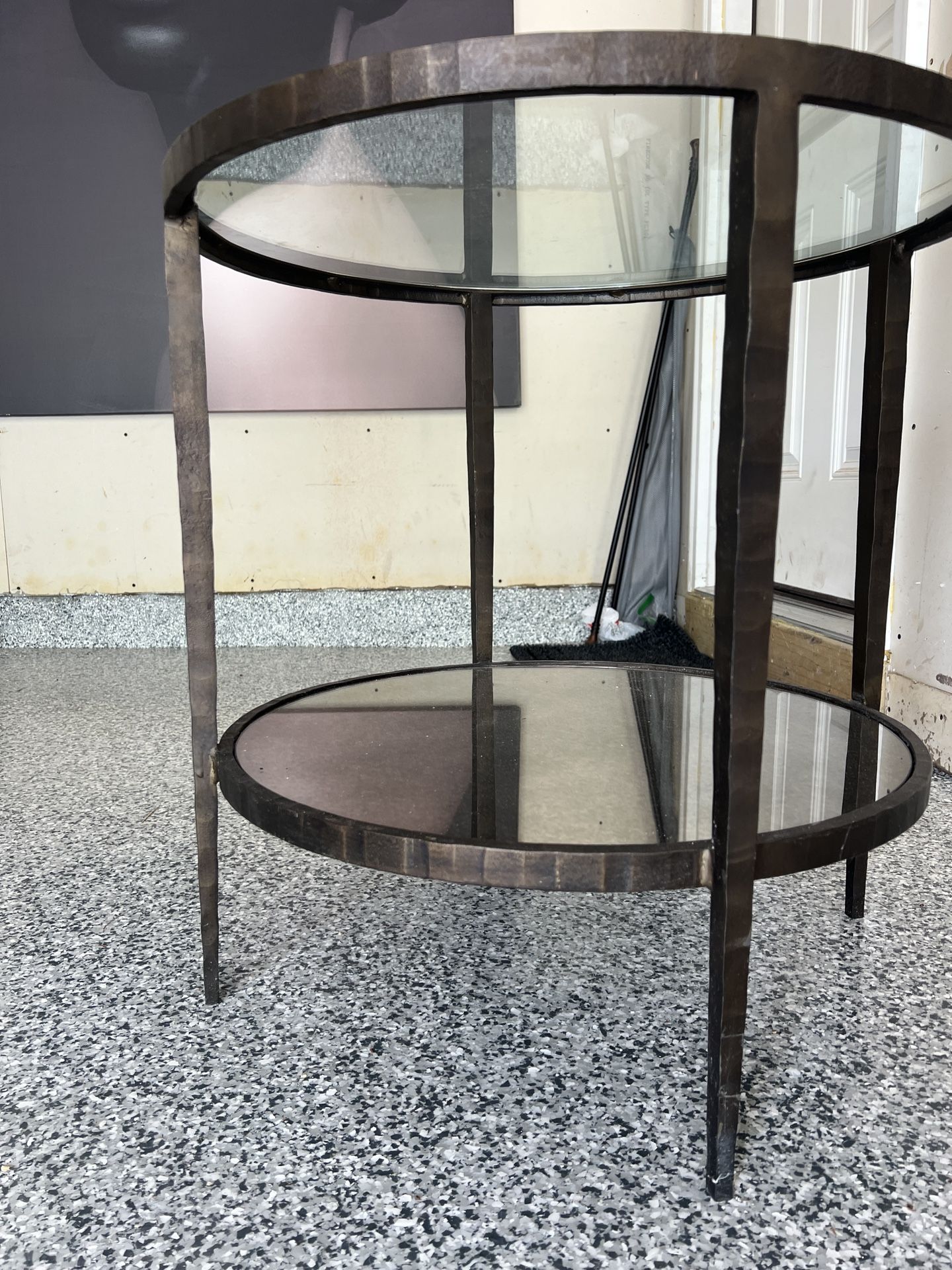 Round Glass Table 