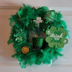 St Patricks day wreath 