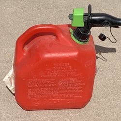 Portable Red Fuel Gas Canister Fuel Gasoline