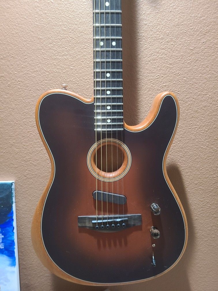 New American Fender Acoustasonic Telecaster