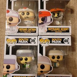 Funko Pop South Park Boyband Fingerbang Set Of 4 Vinyl Figures In Hand Toy Toys