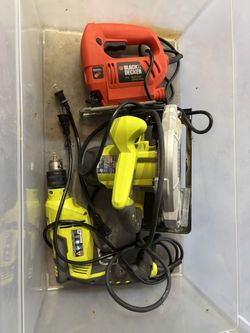3 Tools - 2 Saws And 1 Drill