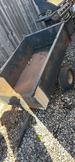 Steel Utility Dump Cart Trailer