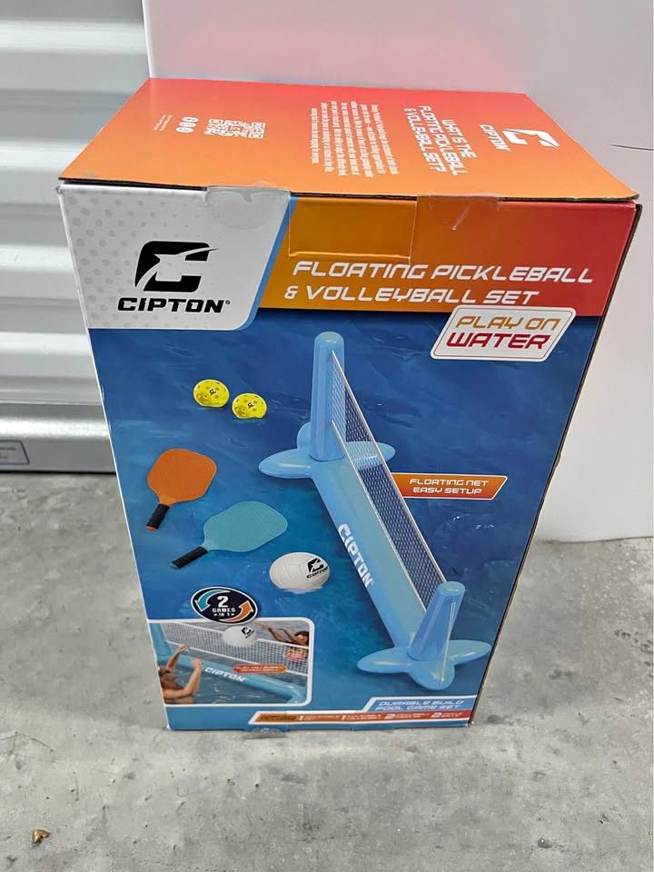 Cipton 2-1 Pool Volleyball and Pickleball Set