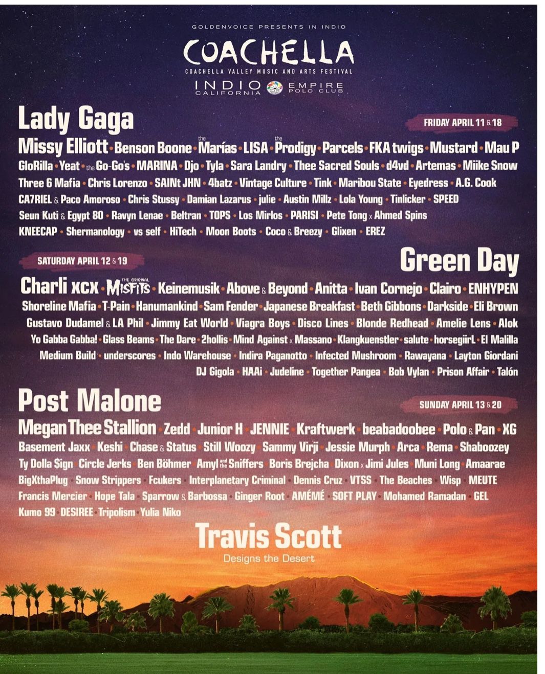 COACHELLA TICKET -$500 Weekend 2