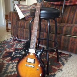 Rare Canvas Model CVF-10 Les Paul Style Guitar