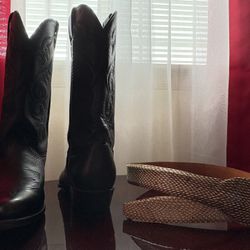 Boots and belt